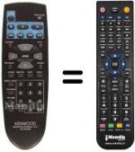 Télécommande équivalente Kenwood DVF-3030