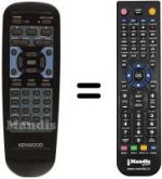 Télécommande équivalente Kenwood DVF-5020