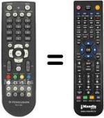 Télécommande équivalente Thorn FK-6900 CR