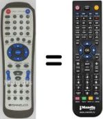 Replacement remote control Amstrad DX 4015