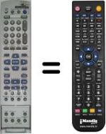 Télécommande équivalente JVC DM-MH 30 SE
