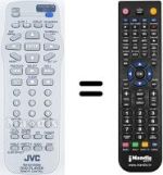 Mando a distancia equivalente JVC XV-N342S