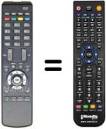 Mando a distancia equivalente Vestel S 8280 SD