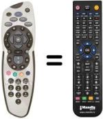 Télécommande équivalente Sky MY SKY PVR