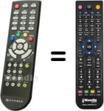 Télécommande équivalente STOREX AIVX 370 HDW