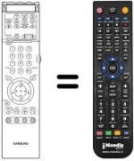 Mando a distancia equivalente Samsung SP43RETROPRO