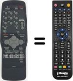 Télécommande équivalente Sinudyne SV12904