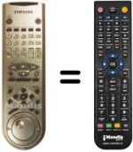 Télécommande équivalente Samsung SV4000W