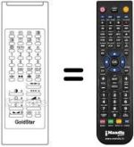Mando a distancia equivalente LG CBT2162M