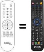Mando a distancia equivalente LG 105-230A
