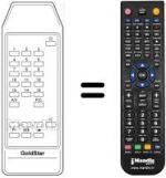 Mando a distancia equivalente LG 105-520H