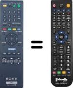 Mando a distancia equivalente Sony BDP-S570