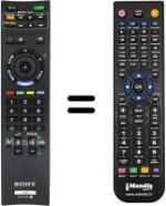 Mando a distancia equivalente Sony KLV-22BX300