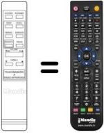 Mando a distancia equivalente Amstrad TVR1