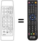 Télécommande équivalente Philco 15T4