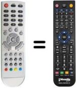 Télécommande équivalente REMCON1189