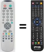 Mando a distancia equivalente Quadro CTV5140TXT-TV