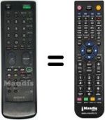 Télécommande équivalente Sony KV-M2101D