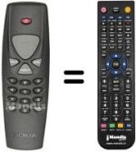 Télécommande équivalente REMCON323