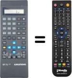 Télécommande équivalente Grundig SE6110