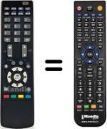 Replacement remote control Autovox AX22UDV70