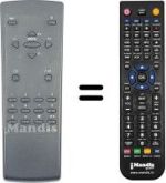Mando a distancia equivalente RC2144