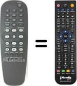 Replacement remote control Philips 21PT5407 / 01