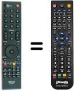 Télécommande équivalente REMCON1138