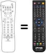 Télécommande équivalente REMCON624