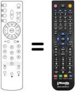 Télécommande équivalente Sinudyne VISION2539A