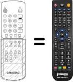 Mando a distancia equivalente Samsung 3F14-00033-071