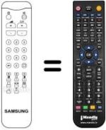 Mando a distancia equivalente Samsung CB5062A