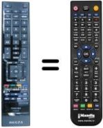 Télécommande équivalente Toshiba 40VL743G