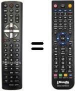 Télécommande équivalente REMCON740