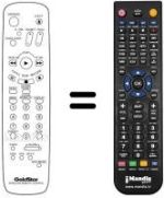 Replacement remote control LG 597-086F