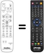 Replacement remote control LG 597-086G