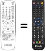 Mando a distancia equivalente Samsung SV200X