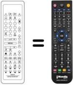 Télécommande équivalente REMCON639