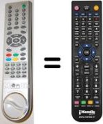 Mando a distancia equivalente LG RE56NZ21RB