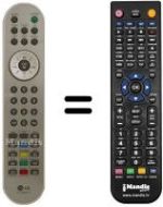 Mando a distancia equivalente LG RZ17LZ20