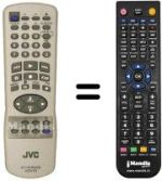Télécommande équivalente JVC HR-J285