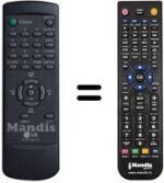 Replacement remote control LG 6710V00017F