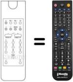 Télécommande équivalente REMCON354