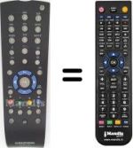 Télécommande équivalente Grundig 720117138500