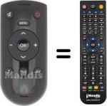 Mando a distancia equivalente Grundig 40VLE8160BP