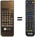 Télécommande équivalente 809172 E