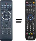 Télécommande équivalente Philips 996510029696
