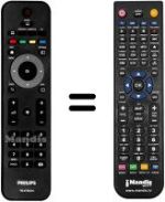 Télécommande équivalente Philips 26HFL3232D / 10
