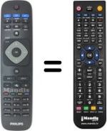 Télécommande équivalente Philips 40HFL2829T/12