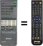 Télécommande équivalente Sony RM689